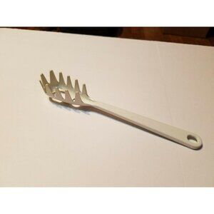 Tailor Made #2 Spaghetti Pasta Fork White 11" Nylon Fork Server Spoon Measuring